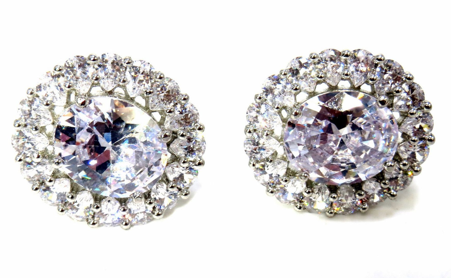 Jewelshingar Jewellery Silver Plated Diamond Earring For Women ( 60965GJT )