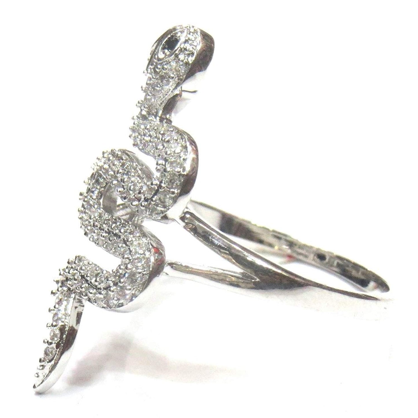Jewelshingar Jewelry Fine Finger Ring For Women ( 38660-ring-rhodium )