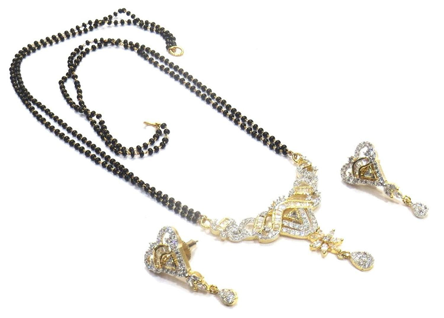 Jewelshingar Jewellery Fine Gold Plated Mangalsutra For Women ( 35849-p2 )
