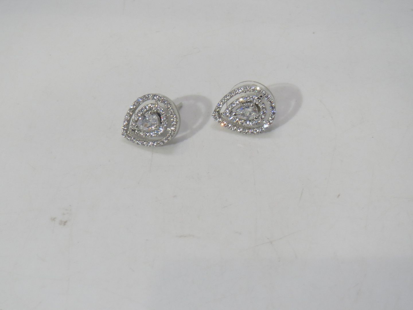 Jewelshingar Jewellery Silver Plated Diamond Earring For Women ( 61012GJT )