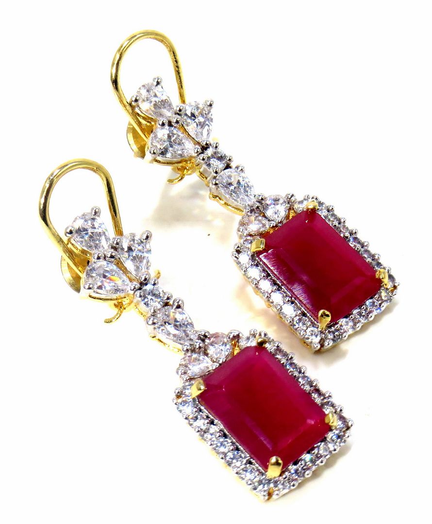Jewelshingar Jewellery Gold Plated Diamond Earring For Women ( 61049EAD )