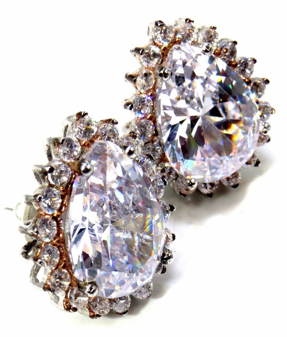 Jewelshingar Jewellery Silver Gold Plated Diamond Earring For Women ( 61080GJT )