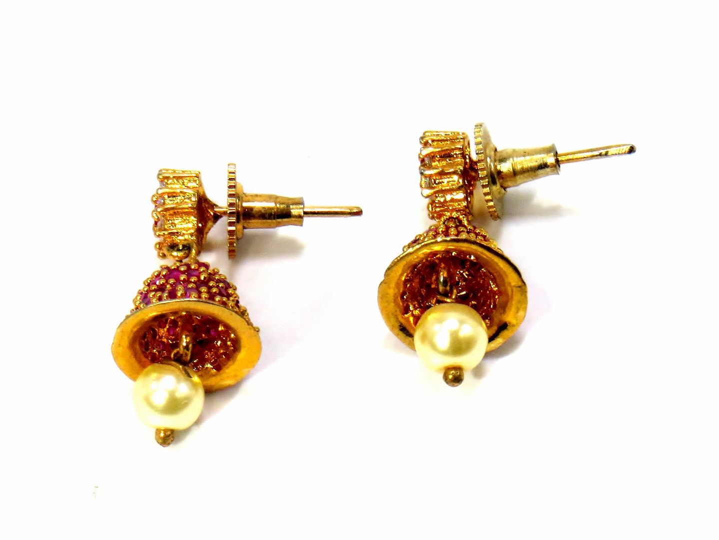 Jewelshingar Jewellery Gold Plated Diamond Earring For Women ( 61092EAJ )