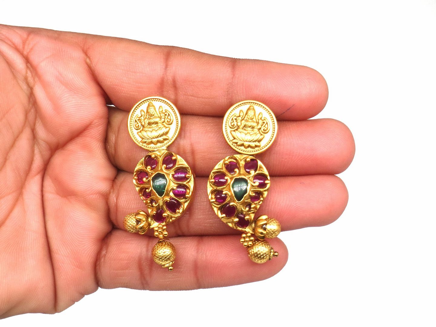 Jewelshingar Jewellery Fine Antique Polki Kundan Gold Plated Multi Colour Necklace For Women ( 61215AST )