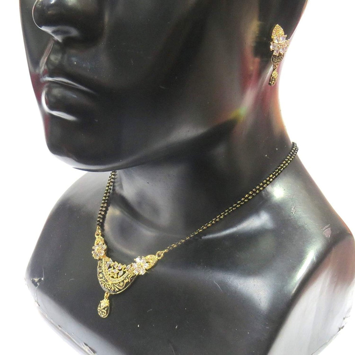 Jewelshingar Jewellery Fine Gold Plated Mangalsutra For Women ( 36163-p2 )