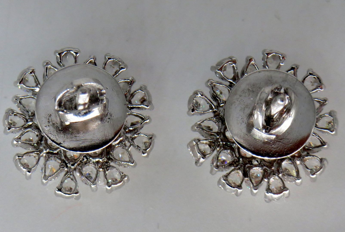 Jewelshingar Jewellery Silver Plated Diamond Earrings For Women ( 61377GJT )