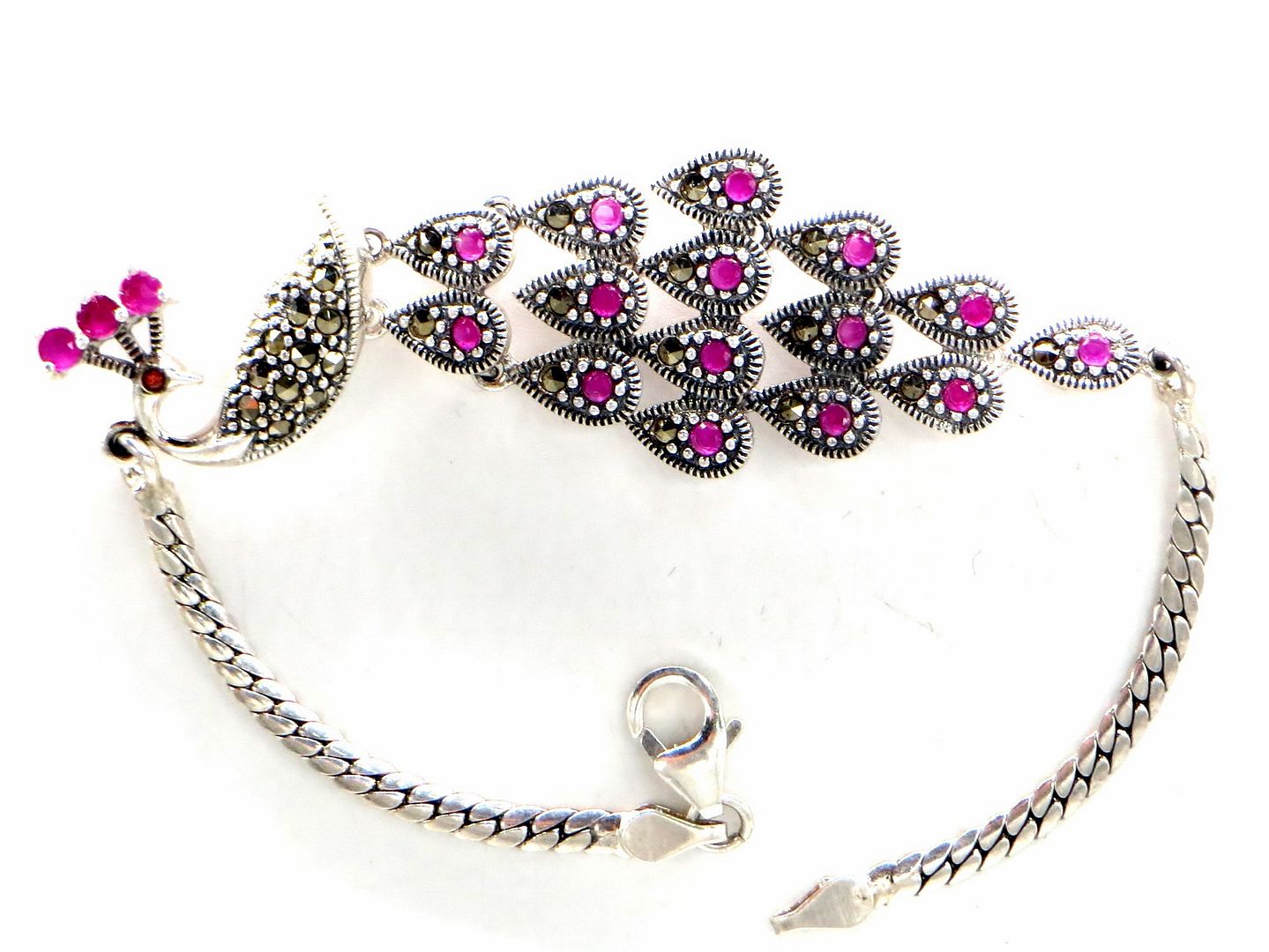 Jewelshingar Jewellery Silver Plated Diamond ChainBracelet For Women ( 61384SSB )