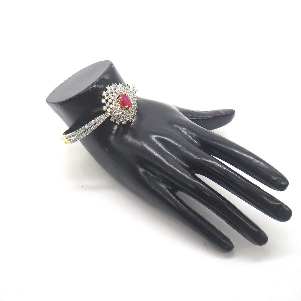 Jewelshingar Jewellery Shingar Jewellery Silver Gold Plated Bracelets for Women (45247-bcad)