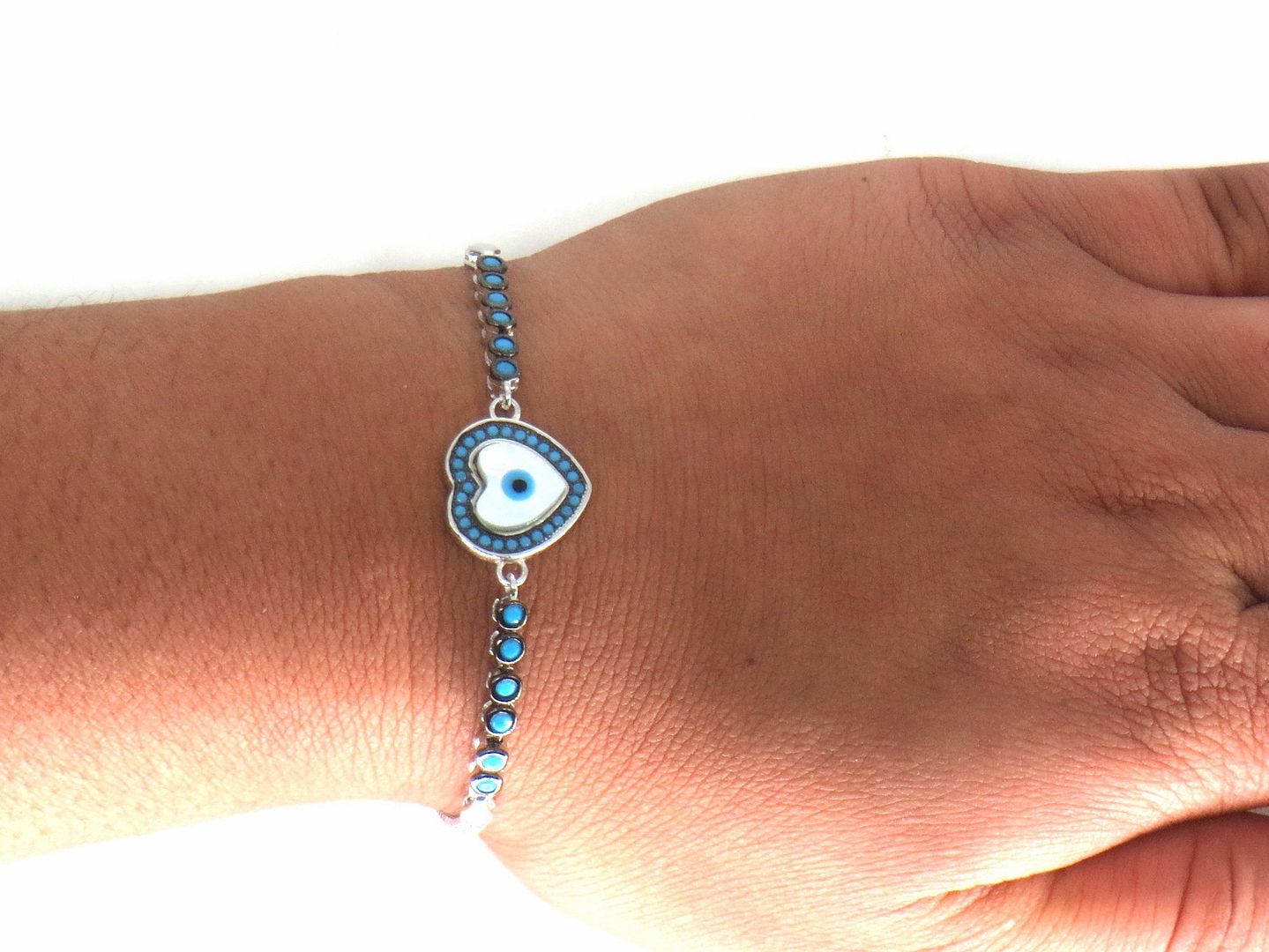 Jewelshingar Jewellery Silver Plated Diamond ChainBracelet For Women ( 61404SSB )