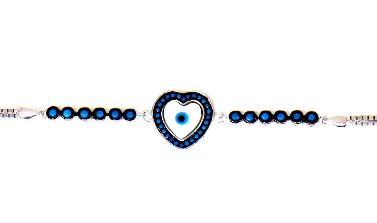 Jewelshingar Jewellery Silver Plated Diamond ChainBracelet For Women ( 61404SSB )