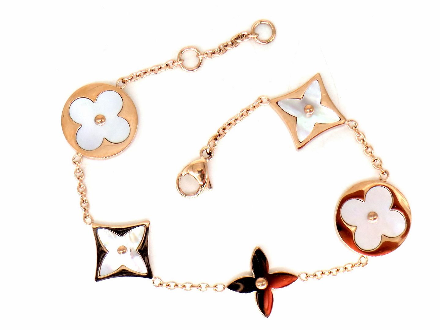 Jewelshingar Jewellery RoseGold Plated Diamond ChainBracelet For Women ( 61433SPB )