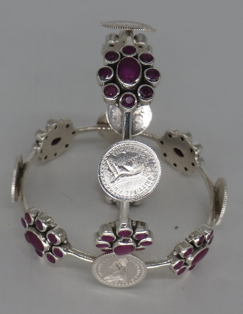Jewelshingar Jewellery silver Plated Diamond Bracelets For Women ( 61477SSB )