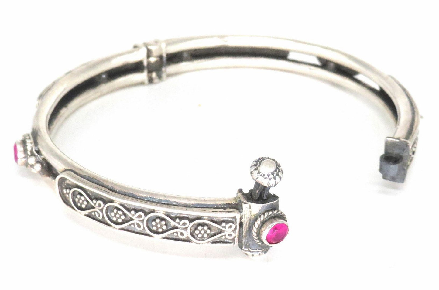Jewelshingar Jewellery silver Plated Diamond Bracelets For Women ( 61482SSB )