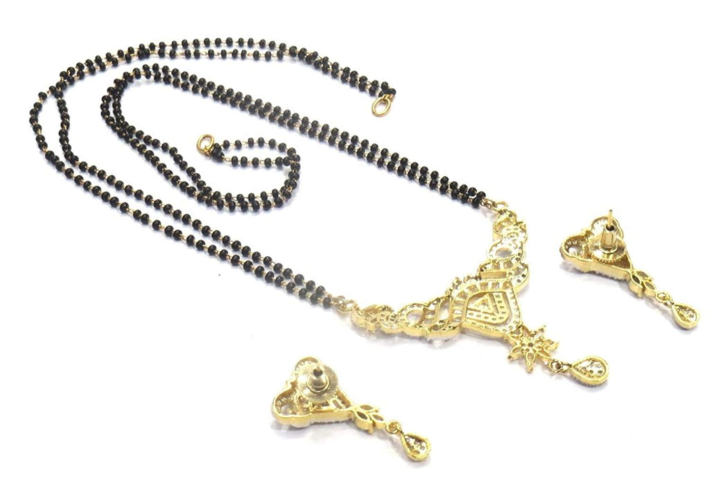 Jewelshingar Jewellery Fine Gold Plated Mangalsutra For Women ( 35849-p2 )