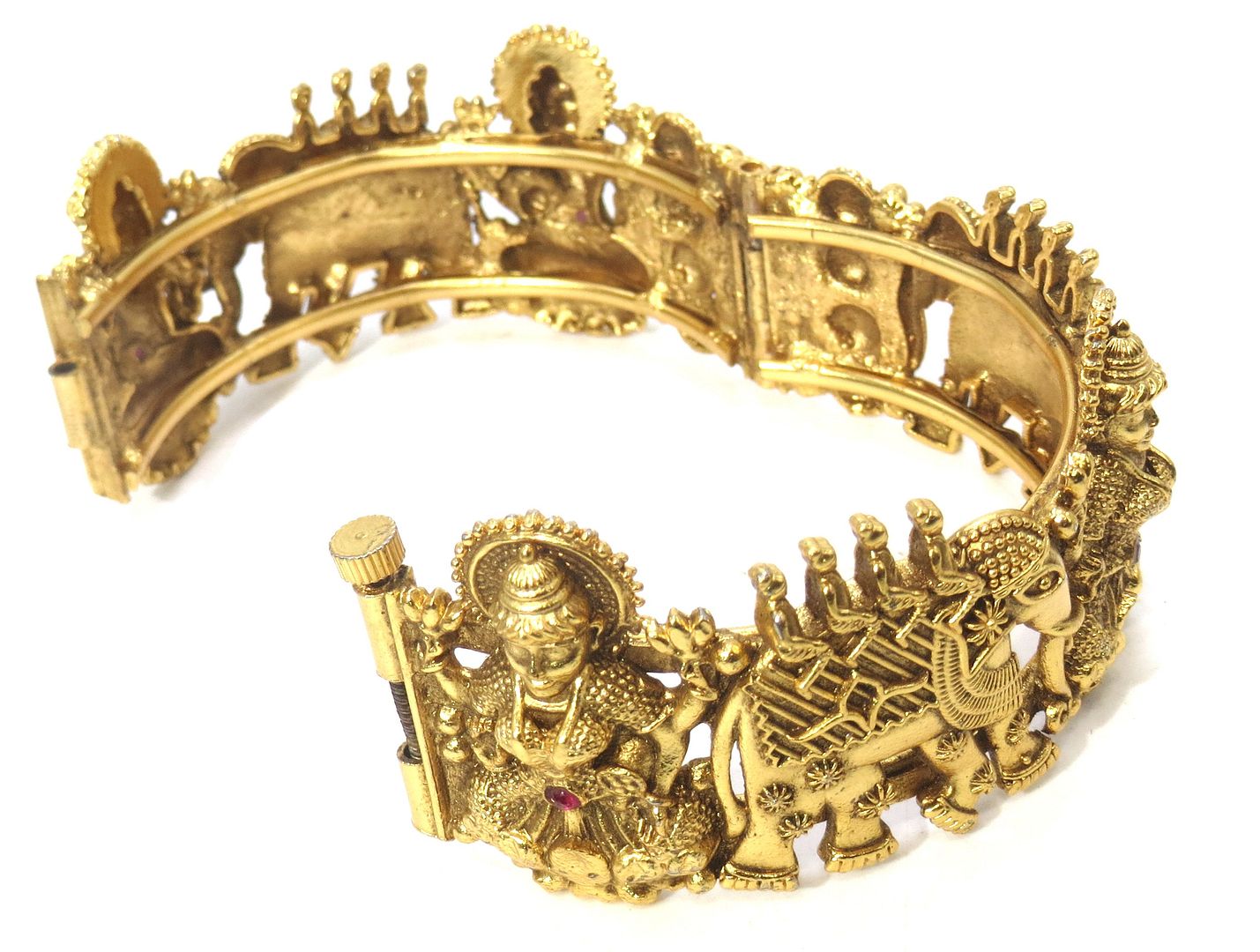 Jewelshingar Jewellery Gold Plated Diamond Bracelet For Women ( 61588PLB )