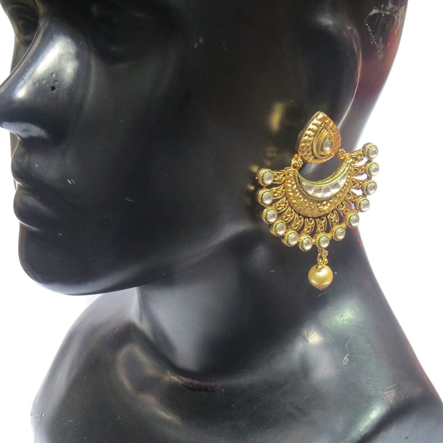 Jewelshingar Jewellery Antique Look Dangle & Drop Earrings Earings For Women ( 36995-pe )