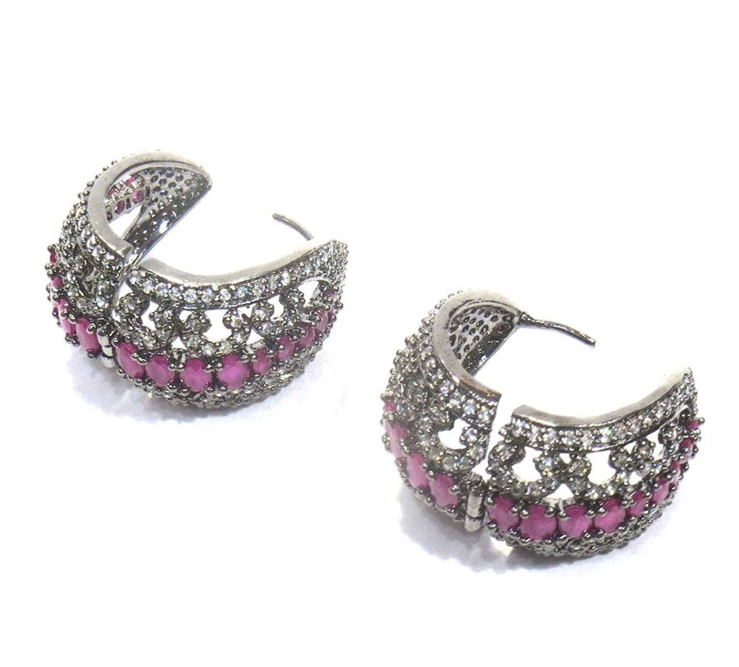 Jewelshingar Jewellery Shingar Jewellery Dangle & Drop Earrings For Women ( 42246-ead-victorian-ruby )