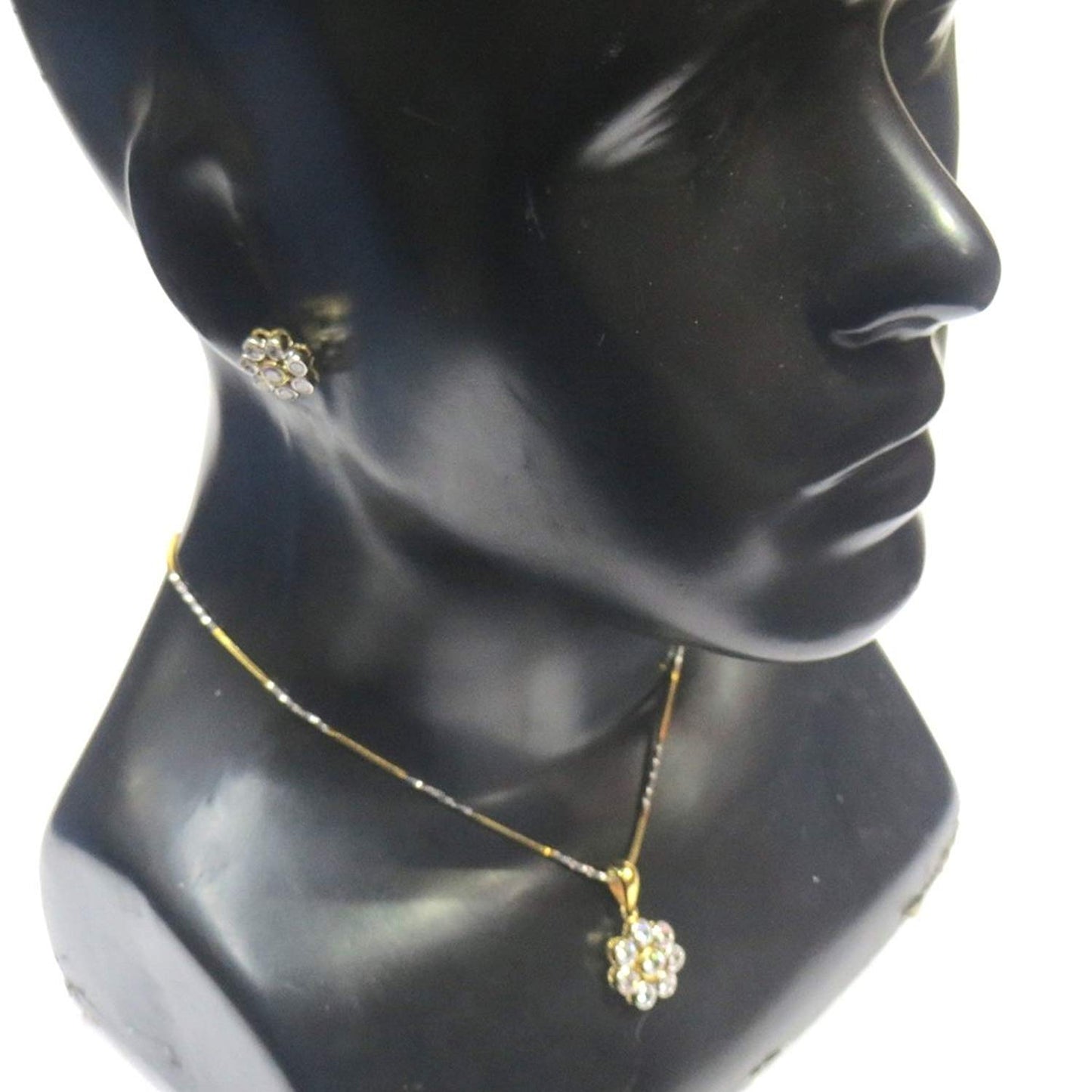Jewelshingar Jewellery Fine Gold Plated Pendant Set For Women ( 35747-psad )