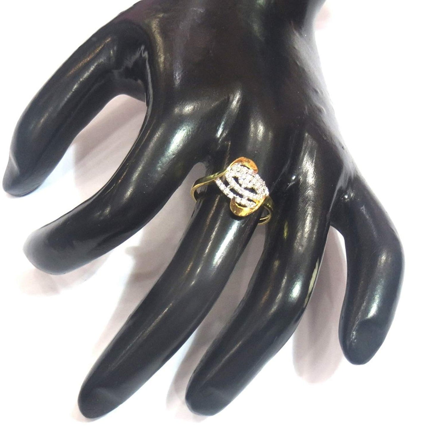 Jewelshingar Jewellery Fine Gold Plated Finger Ring For Women ( 31650-ring-18 )