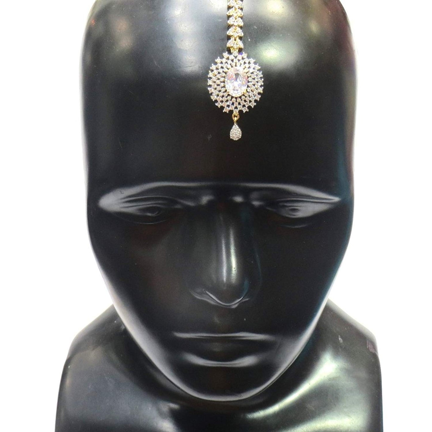 Jewelshingar Jewellery Fine Gold Plated Maangtikka For Women ( 35295-maangtikka )