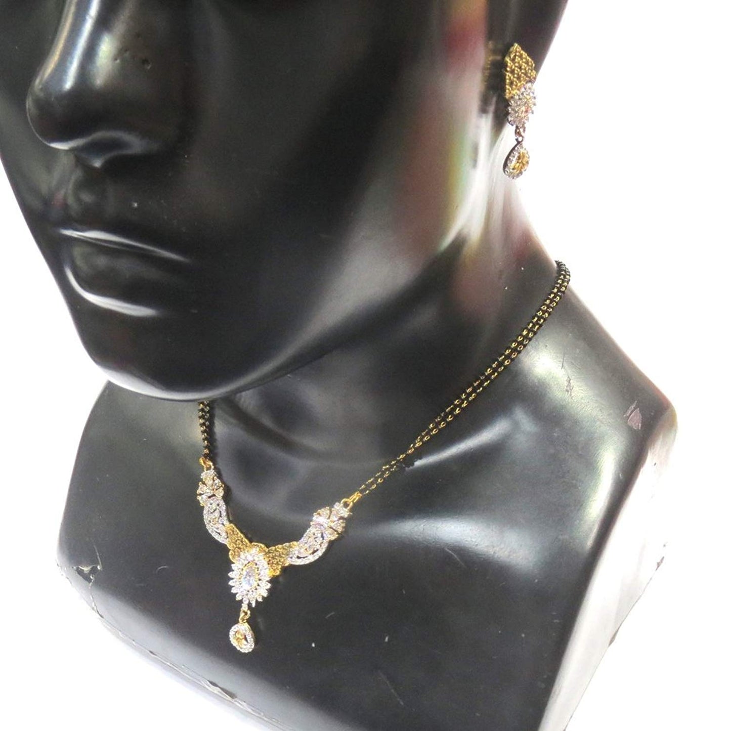 Jewelshingar Jewellery Fine Gold Plated Mangalsutra For Women ( 36154-p2 )