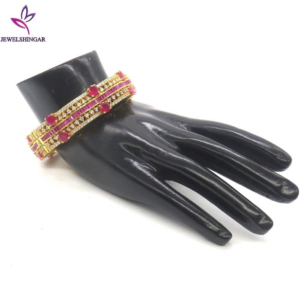 Jewelshingar Jewellery Shingar Jewellery Gold Plated Bracelets for Women (45388-bcad)