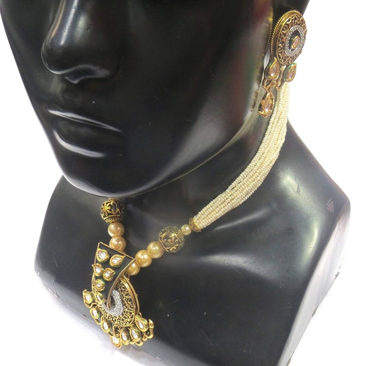 Jewelshingar Jewellery Fine Gold Plated Pendant Set For Women ( 36299-as-ps )