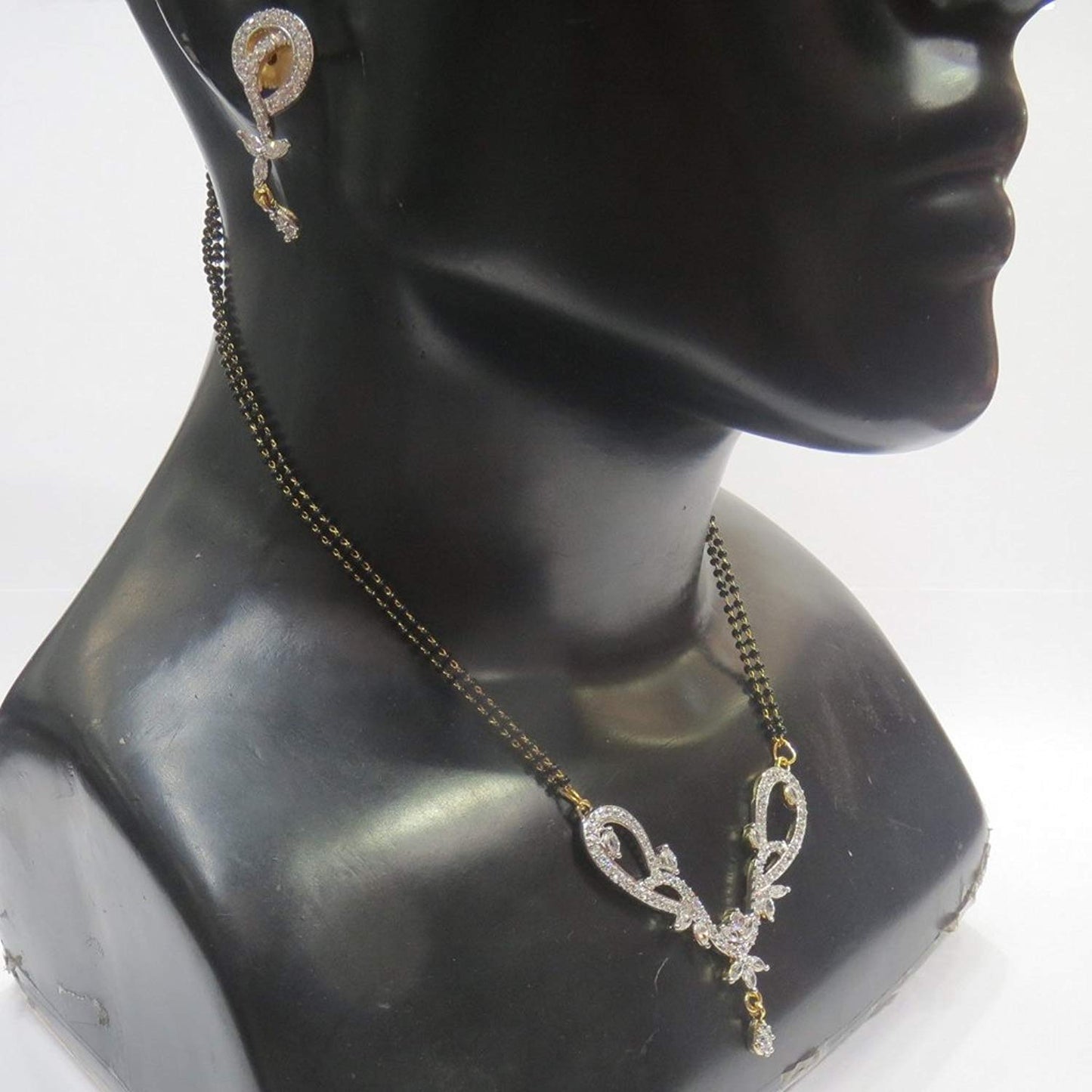 Jewelshingar Jewellery Fine Gold Plated Mangalsutra For Women ( 36019-p2 )