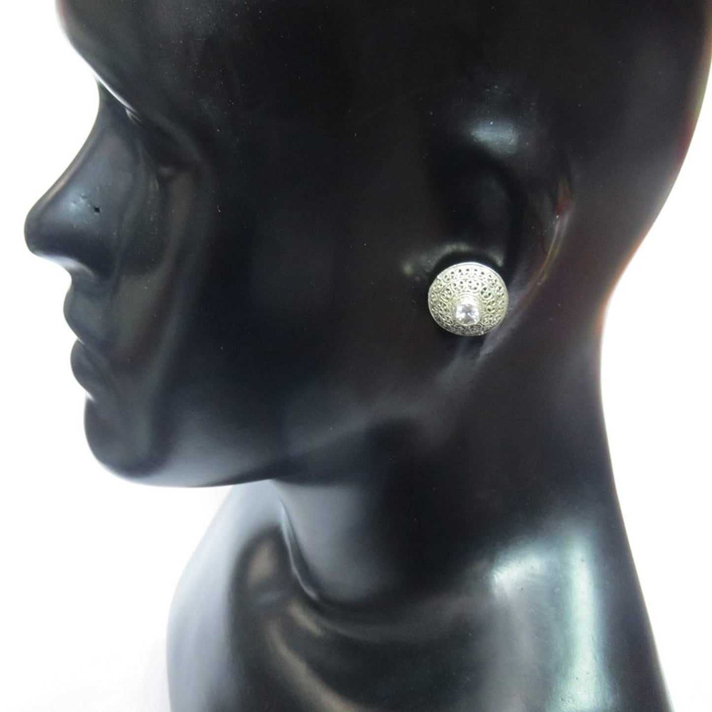 Jewelshingar Jewellery Exclusive 92.5 Sterling Silver Earrings For Girls ( 26697-ss-studs )