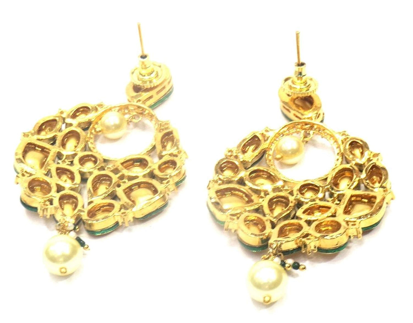 Jewelshingar Jewellery Fine Gold Plated Dangle & Drop Earrings For Girls ( 34783-ace )