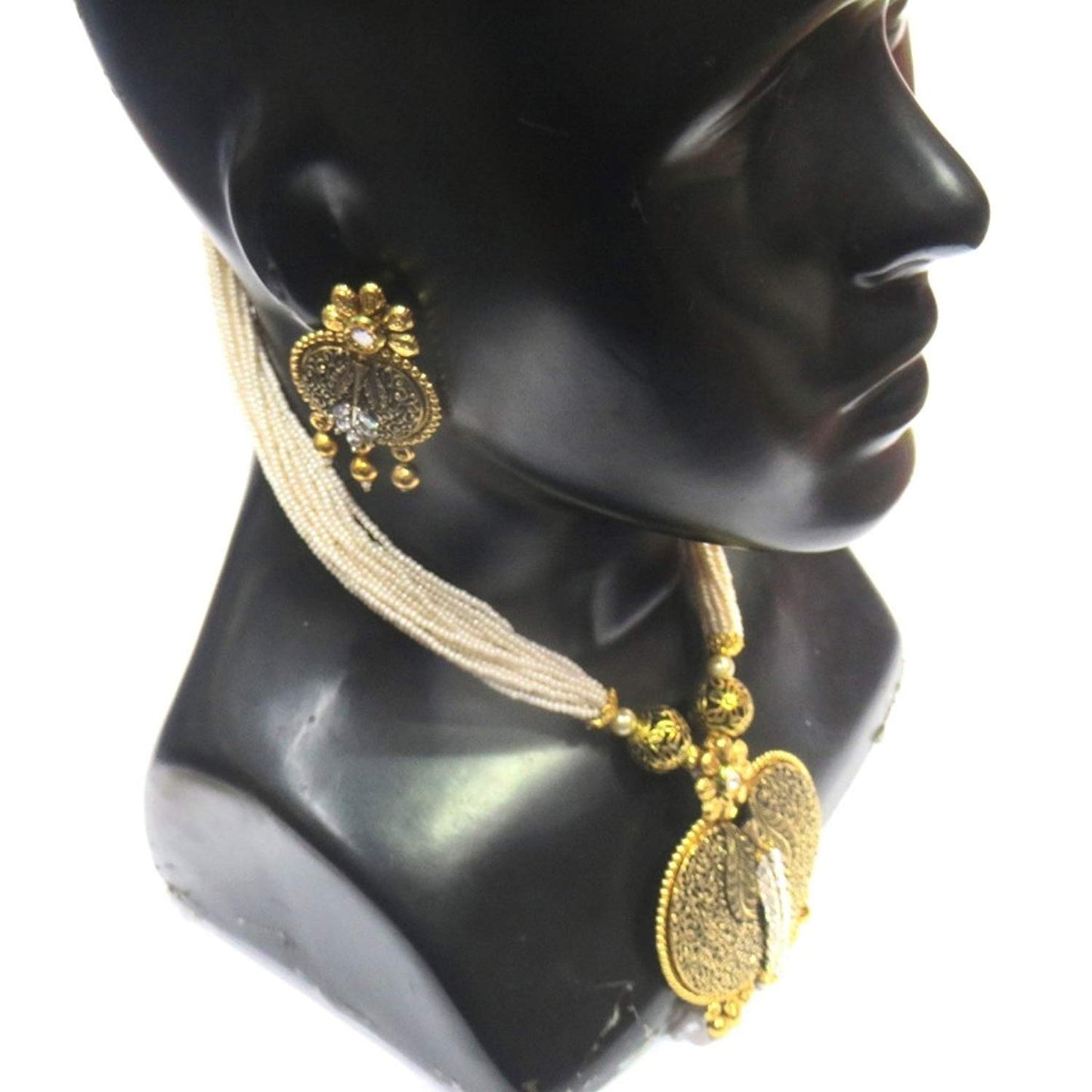 Jewelshingar Jewellery Fine Gold Plated Pendant Set For Women ( 36253-as-ps )