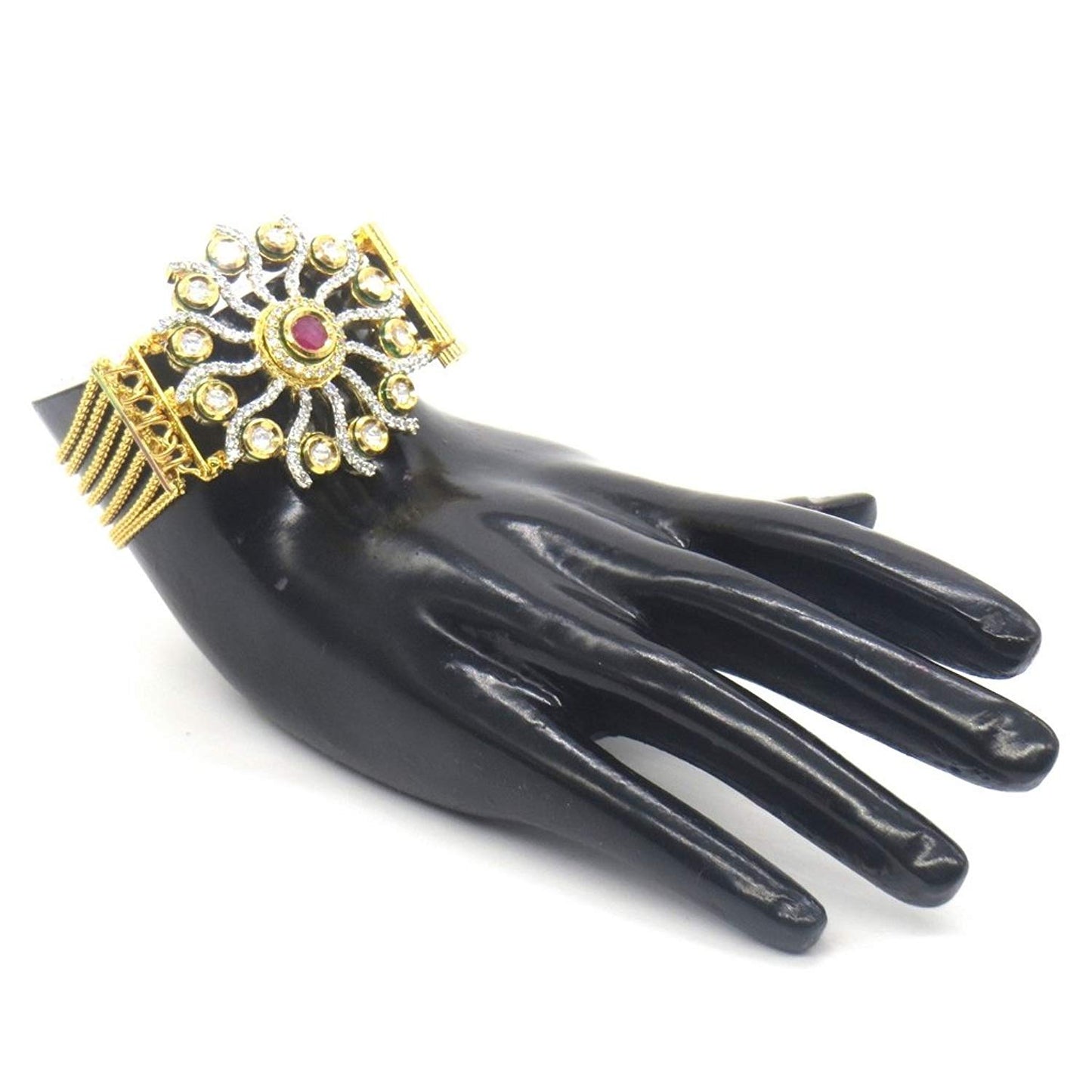 Jewelshingar Jewellery Shingar Jewellery Gold Plated Bracelets for Women (45550-cb)