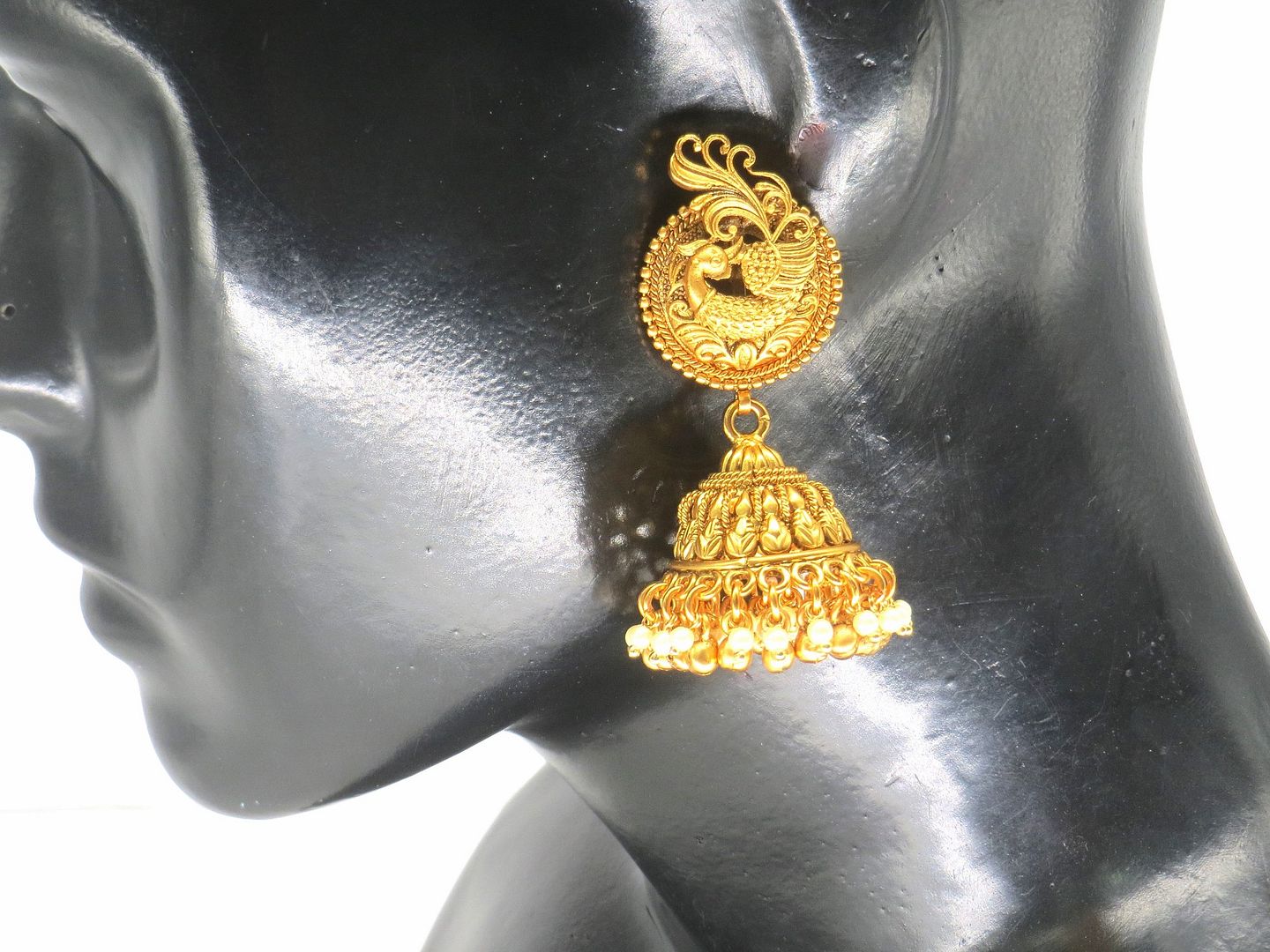 Jewelshingar Jewellery Gold Plated Diamond Earrings For Women ( 62693PEJ )