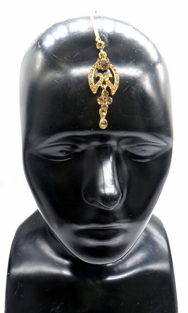 Jewelshingar Jewellery Gold Plated Zircon Maangtikka For Women ( 92265MTZ )