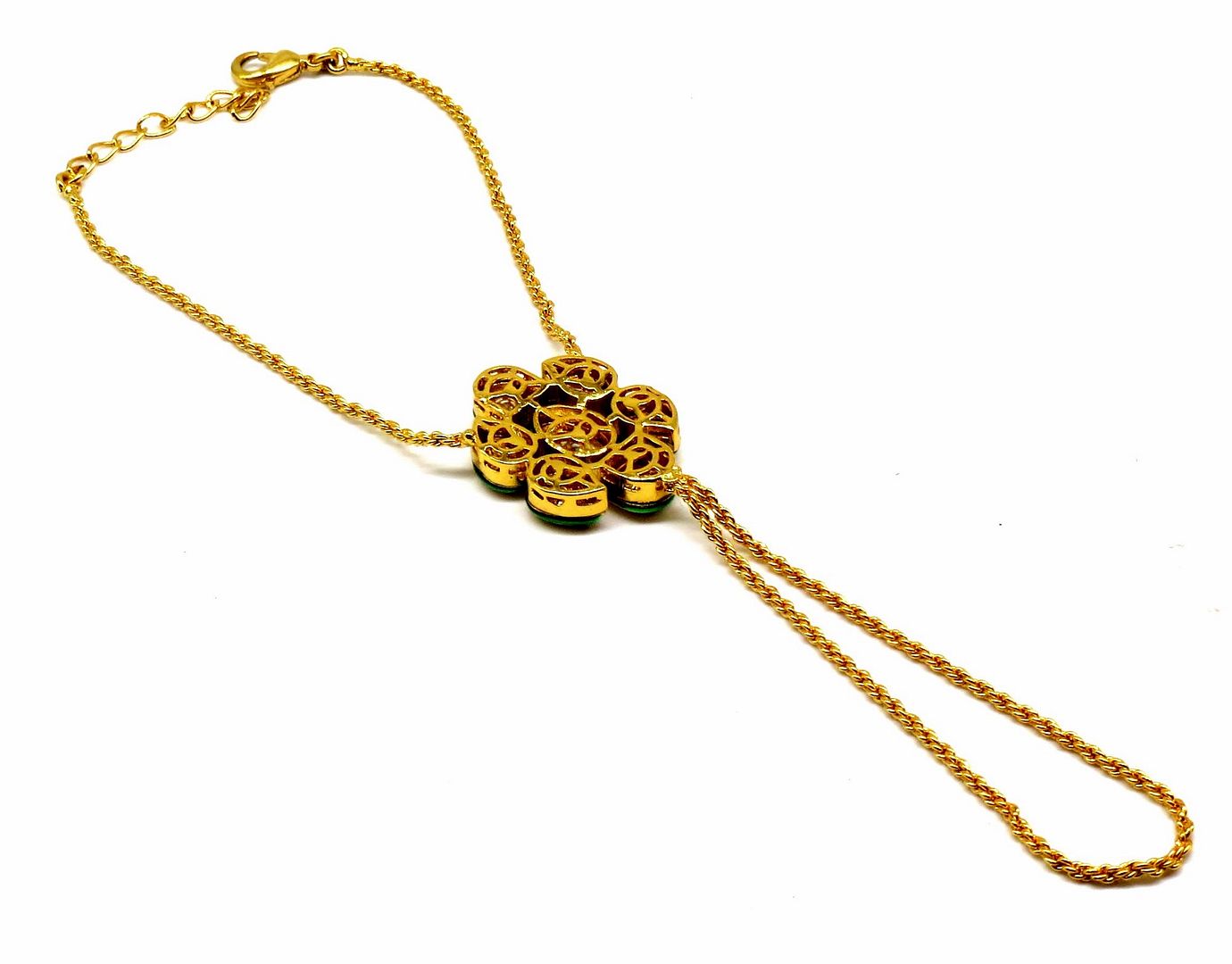 Jewelshingar Jewellery Gold Plated Hathphool For Women ( 92509CBH )
