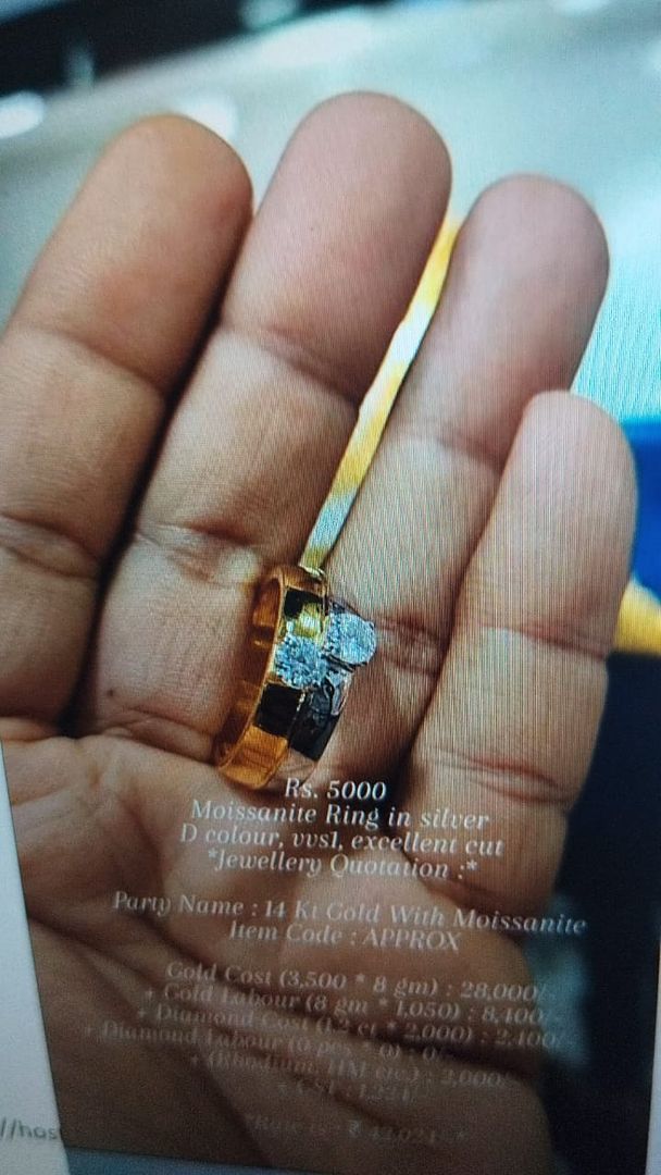 Ring Size 30 By Chokerset In Gold Forming GFGR6551