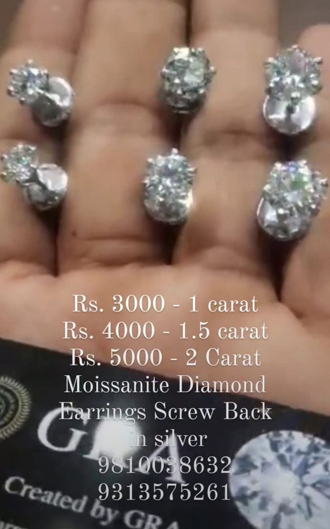Moissanite Diamond Earings MDSS0066