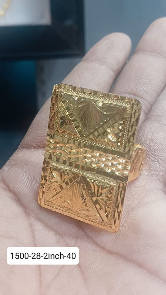 Ring Size 40 By Chokerset In Gold Forming GFGR6607