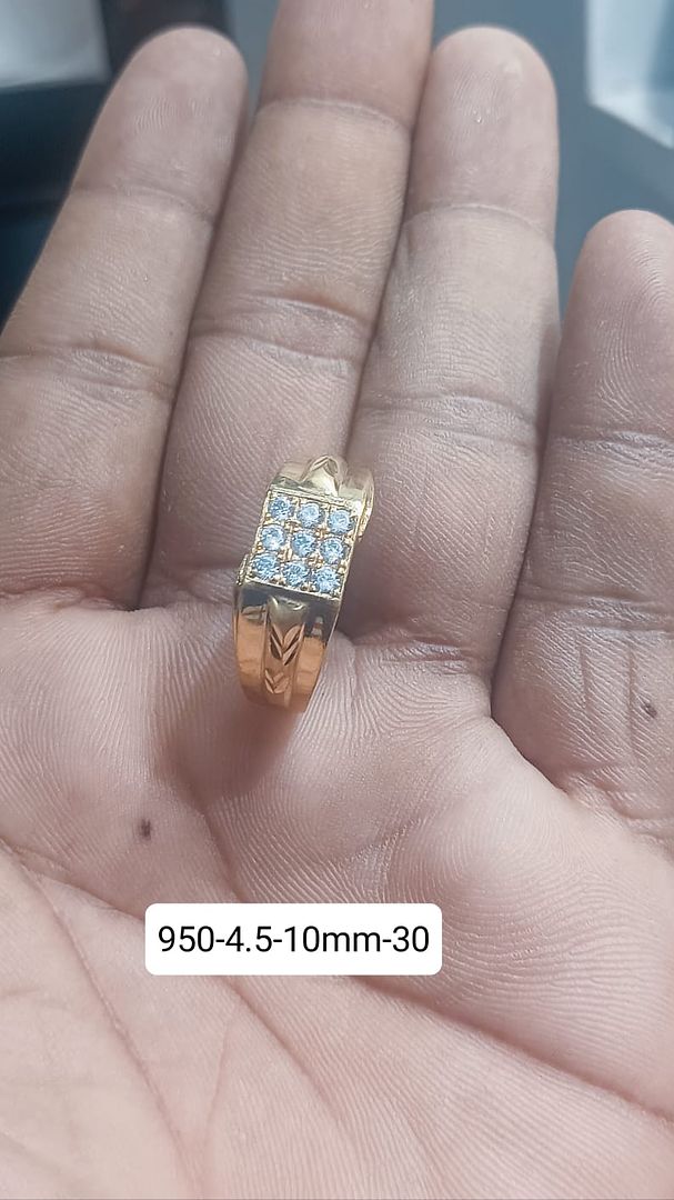 Ring Size 30 By Chokerset In Gold Forming GFGR6603