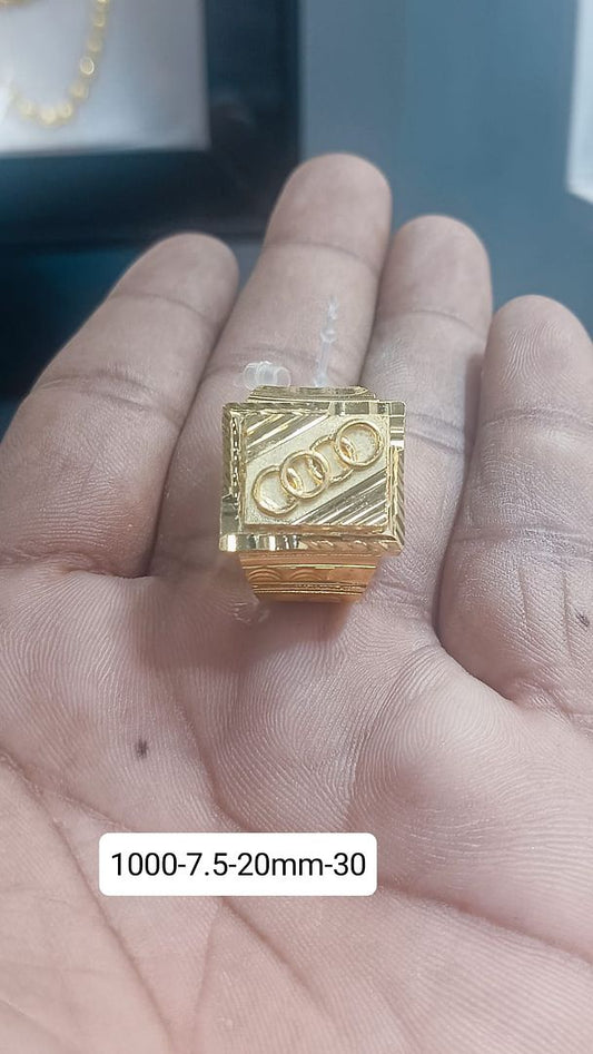 Ring Size 30 By Chokerset In Gold Forming GFGR6599