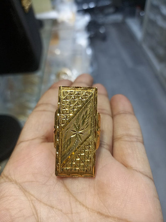 Ring Size 23 By Chokerset In Gold Forming GFGR6622