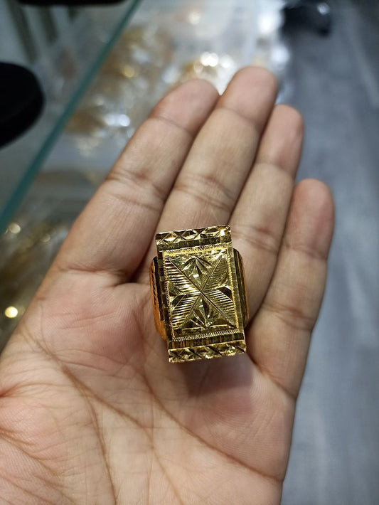 Ring Size 23 By Chokerset In Gold Forming GFGR6617