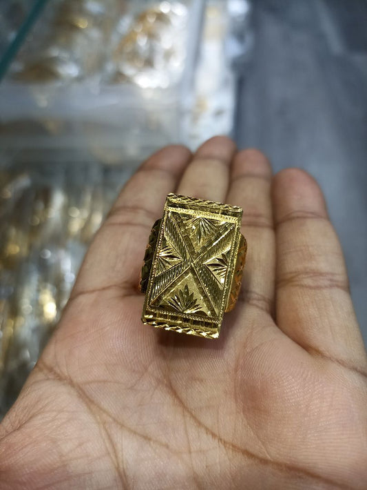 Ring Size 23 By Chokerset In Gold Forming GFGR6615