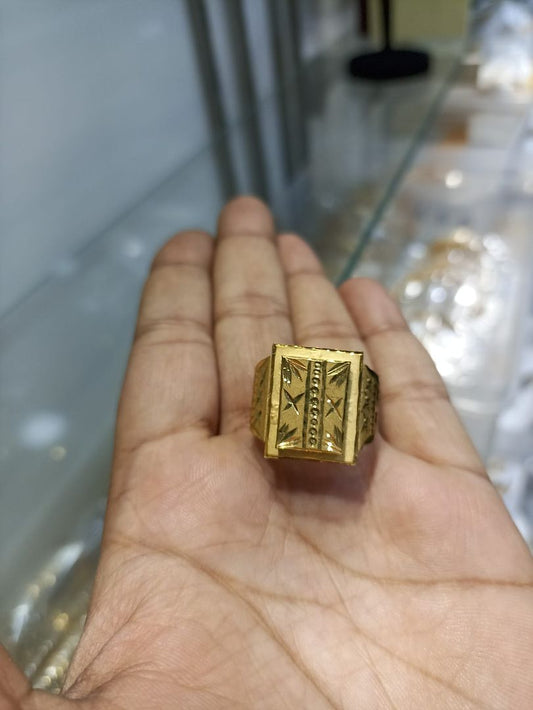 Ring Size 24 By Chokerset In Gold Forming GFGR6705