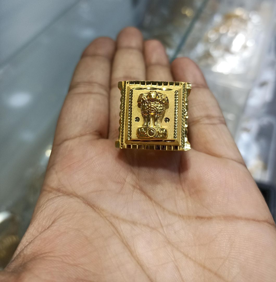 Ring Size 24 By Chokerset In Gold Forming GFGR6701