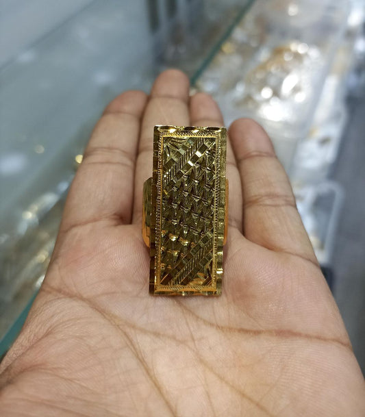 Ring Size 24 By Chokerset In Gold Forming GFGR6697