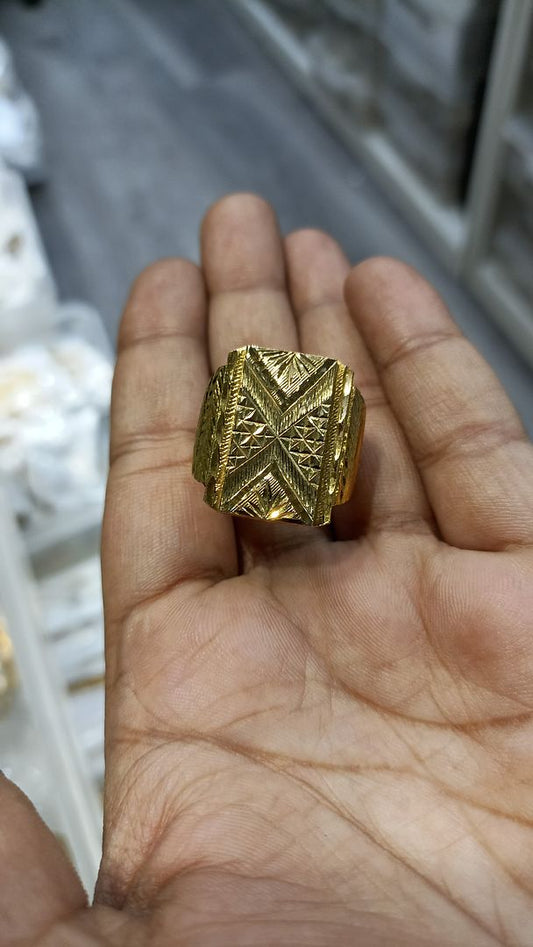 Ring Size 29 By Chokerset In Gold Forming GFGR6781