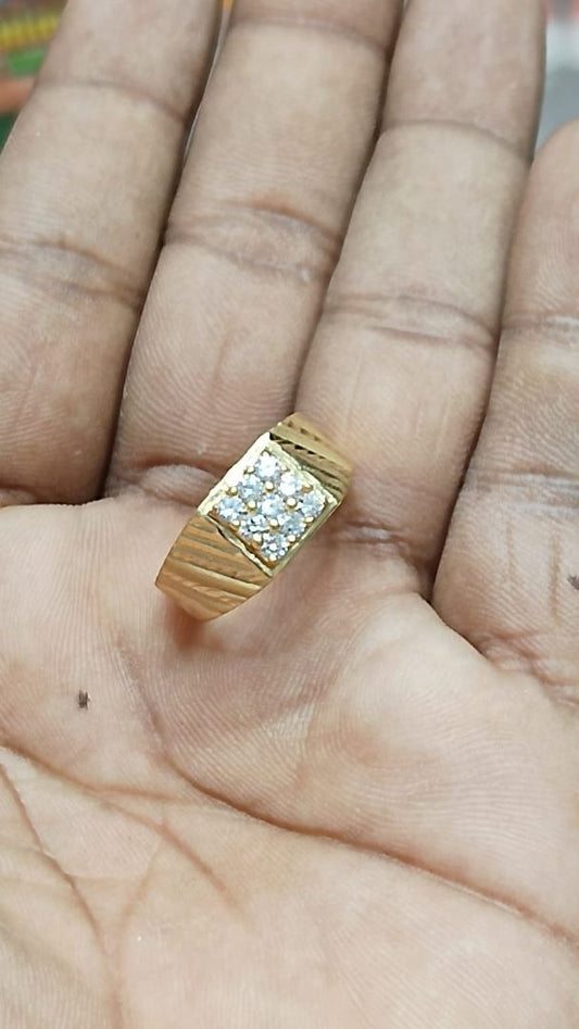 Ring Size 21 By Chokerset In Gold Forming GFGR6775