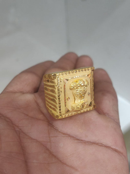 Ring Size 23 By Chokerset In Gold Forming GFGR6850