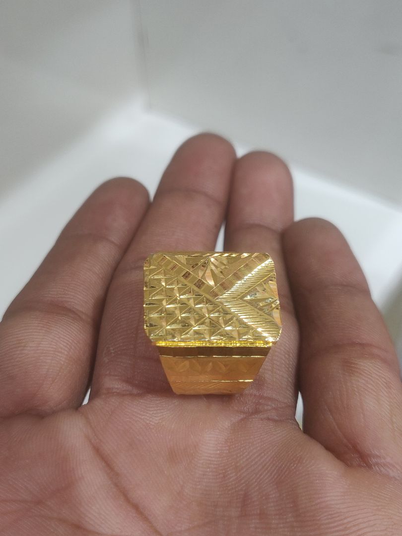 Ring Size 23 By Chokerset In Gold Forming GFGR6785